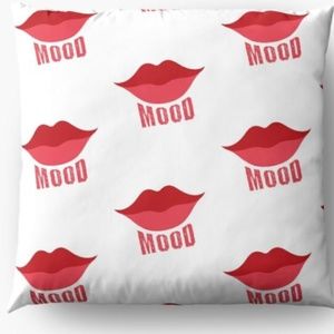 Kissing Lips Mood Floor Pillow